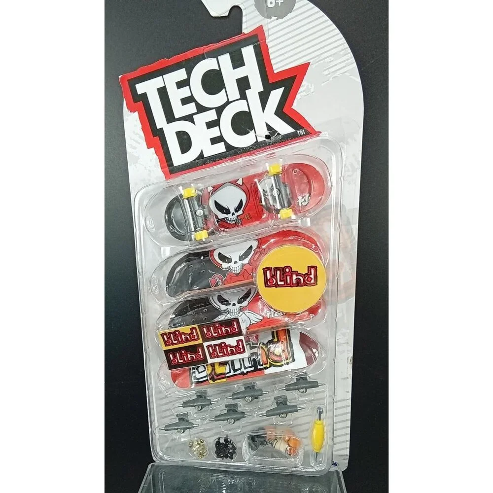 Tech Deck Blind Fingerboard Set With Customizable Boards Tools